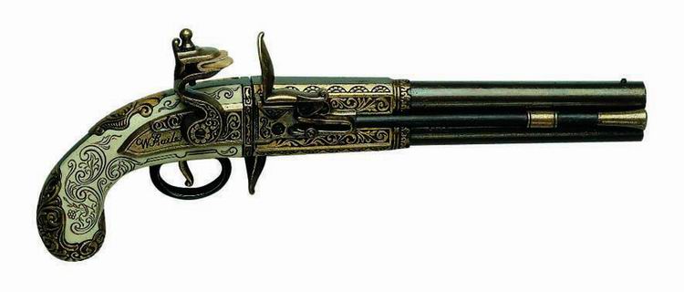 foto Anglick� dvouhlav. pistole